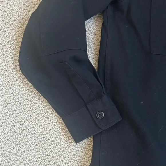H&M Men's Classic Black Shirt Jacket - Picture 4 of 5